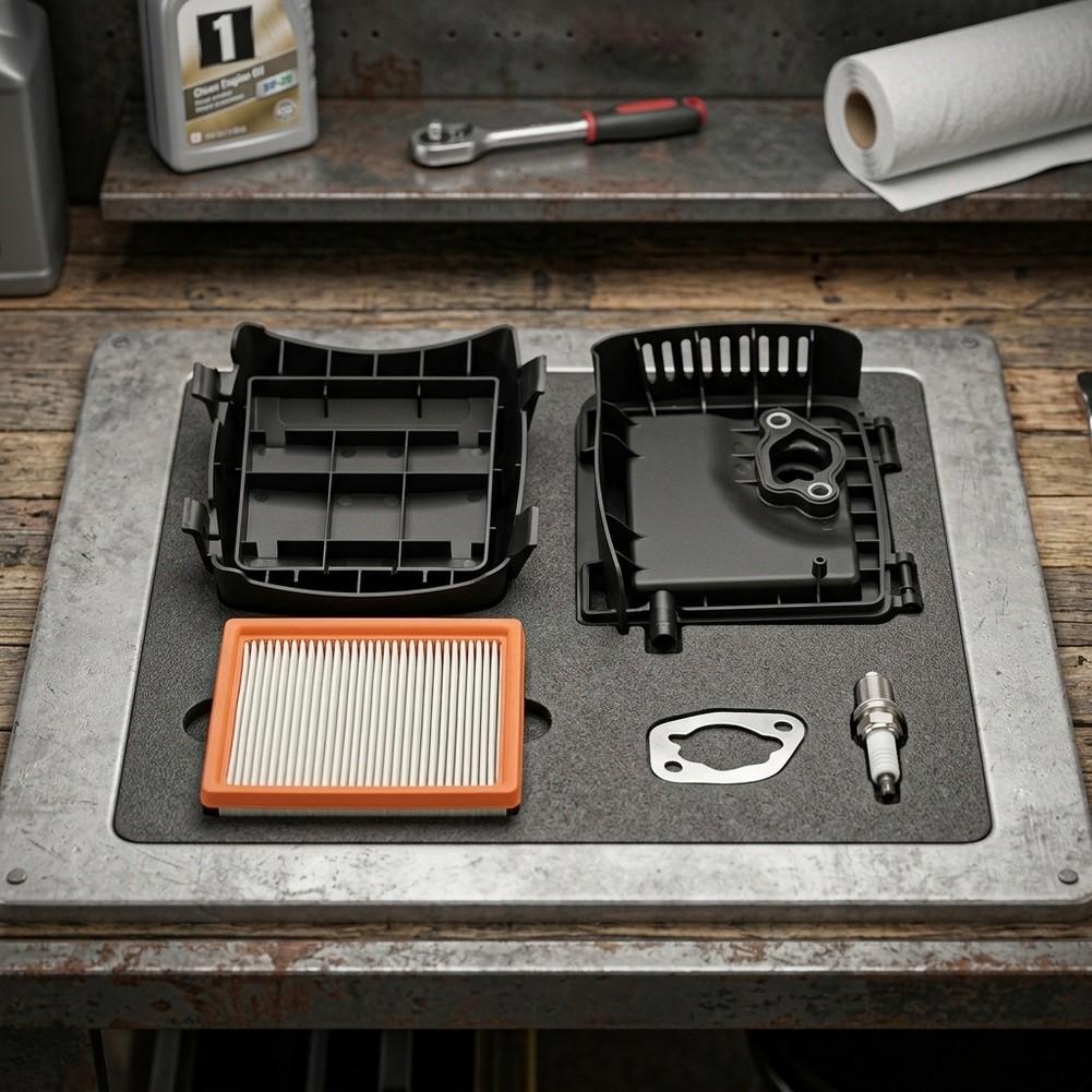 Для Toro Для -Recycler 22 Комплект воздушного фильтра Для двигателей XT650 XT675 - Высокоэффективный базовый комплект крышки воздушного фильтра Для двигателя