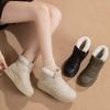 2025 Winter Shoes Women Snow Boots Warm Plush Cold Winter Fashion Ladies Ankle Boots Flat Non-slip Soft Comfortable Big Size 41