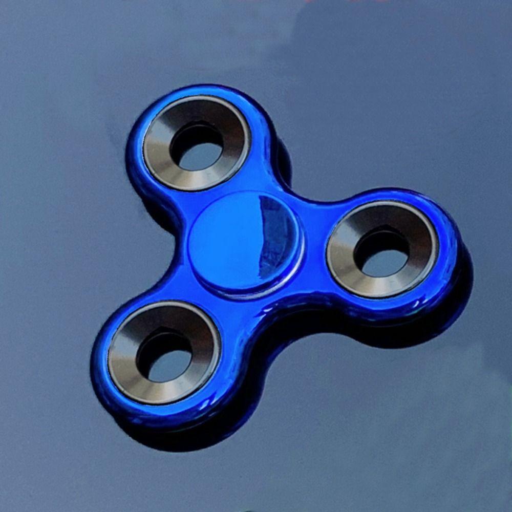 4 Bearings Hand Spinner Plating Fingertip Decompression Toy Fingertip Gyroscope Adult