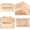 Caisse De Rangement En Bois Naturel - CREATIVE DECO - 30 X 20 X 15 Cm - Caisse En Bois Vintage