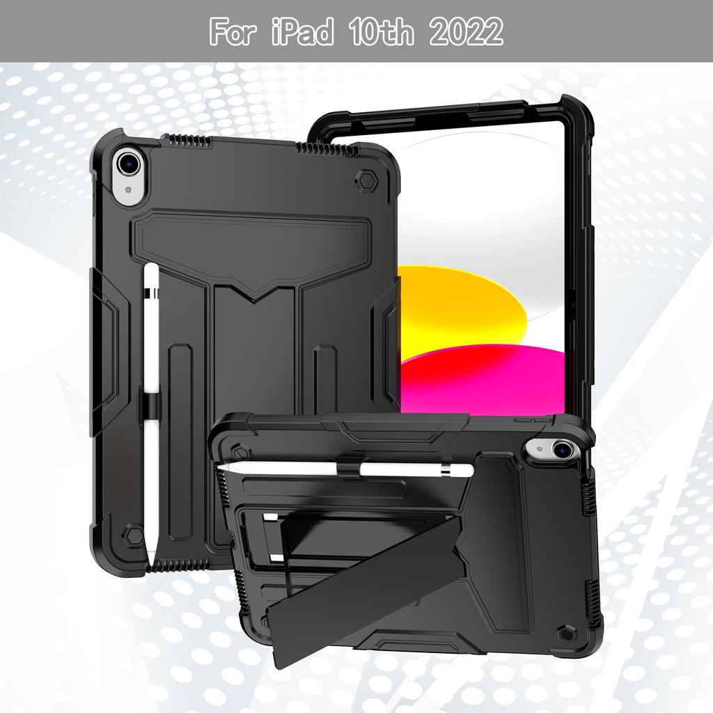 Armor Case Universal for IPad A16 2025 11th 10.9 2022 10th Gen A3354 A3355 A3356 A2757 A2777 A2696 Hybrid Stand Cover Shockproof