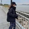 Повседневная зимняя куртка-пуховик, женская одежда, короткий стиль, корейская свободная зимняя куртка с хлопковой подкладкой, новинка 2024 года FP378