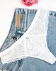 ISSA Plus Mesh Lace Thongs