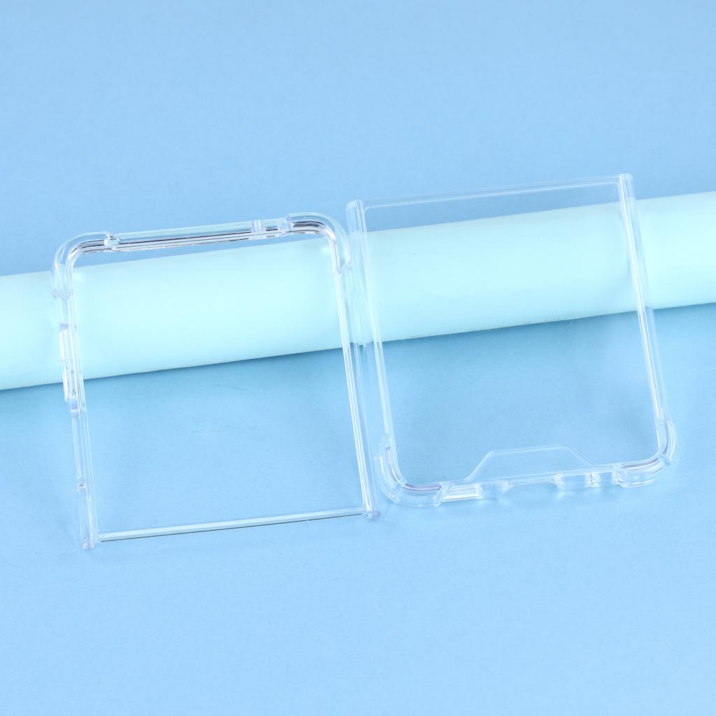 For Samsung Galaxy Z Flip7 5G Phone Case TPU + Acrylic 1.5mm Shockproof Clear Back Cover