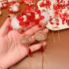 Кисточка китайский новогодний головной убор бант ханьфу шпилька милая старинная шпилька для волос детская