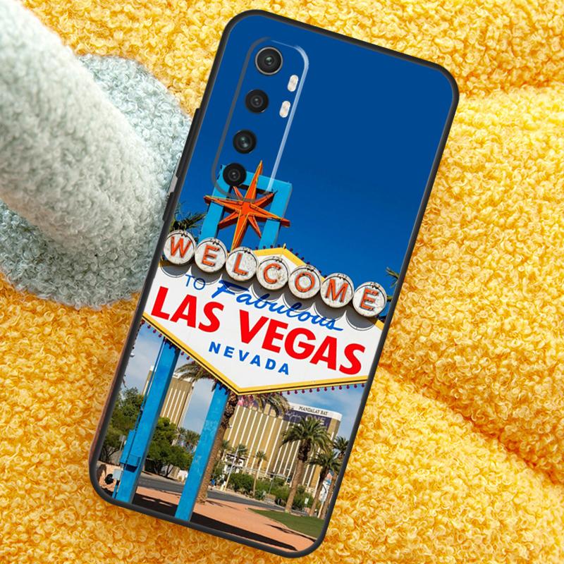 Las Vegas Sign LIGHTS Nevada Rome Case For Xiaomi 15 Ultra 14 13T 14T 15T 17 Pro Max  Cover For POCO X7 Pro X5 X6 F5 F6 F7 F8