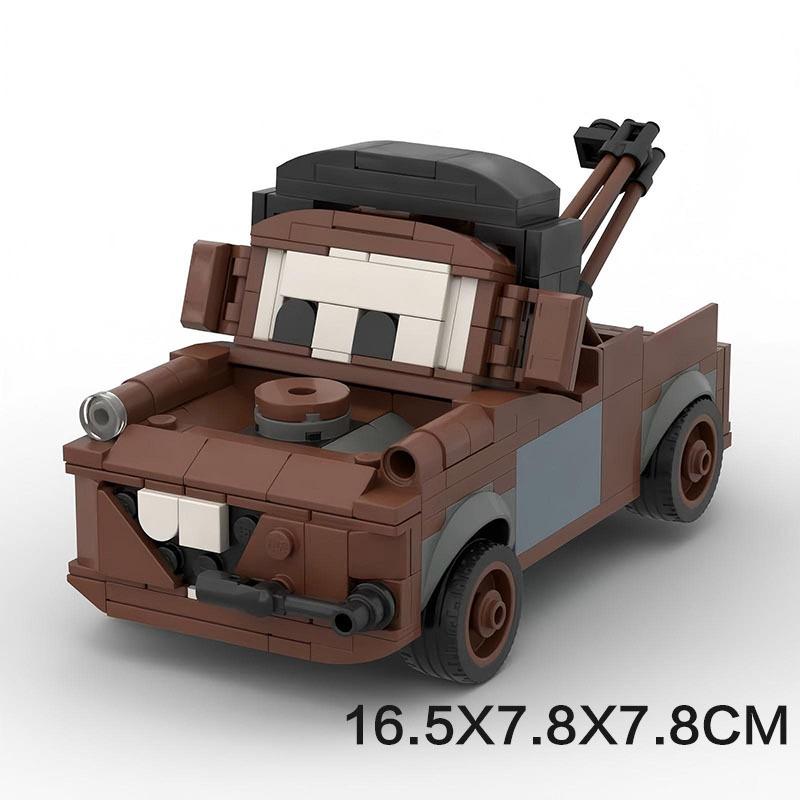 Assembling Building Blocks MOC-183098 Trailer Master Small Particle Car Model Ornaments Assembly Toys