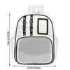 School Ita Bag Fashion Trends Transparent Zipper Backpack Preppy Style Soft Women Bags