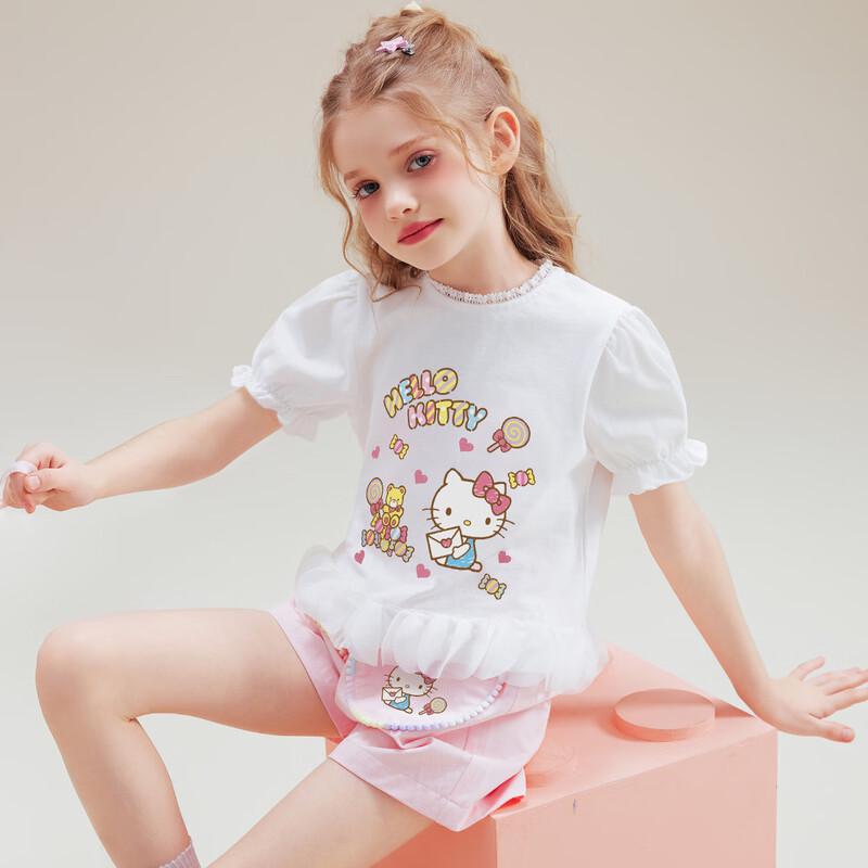 Hello Kitty Летний комплект: футболка и шорты для девочек (2026)