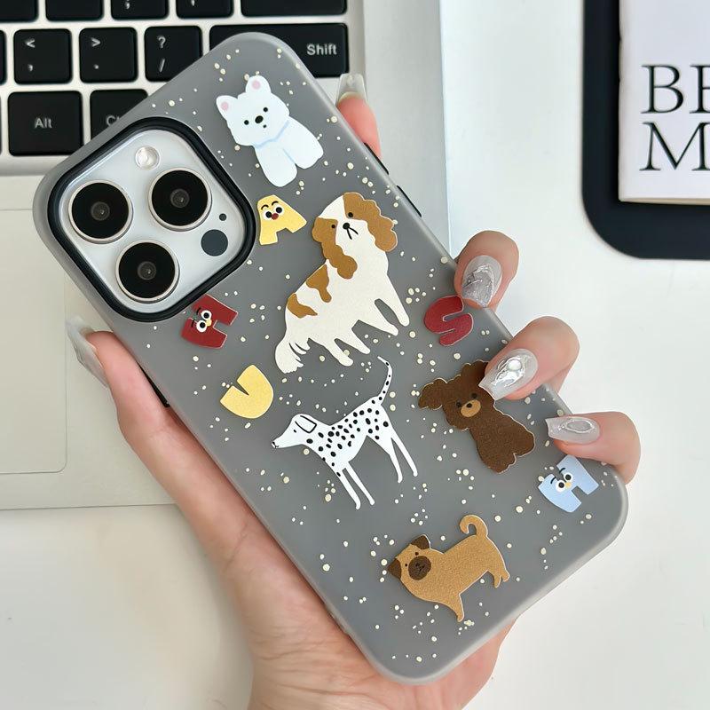 Чехол Zhitai Jelly Skin Cartoon для iPhone 11-16 Pro/Max