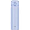 Thermos Бутылка для воды, Мобильная кружка с вакуумной изоляцией, 500 мл, Жемчужно-голубой, Съемный носик для легкой очистки, Легкий тип, Открытие одним касанием, Нержавеющая сталь