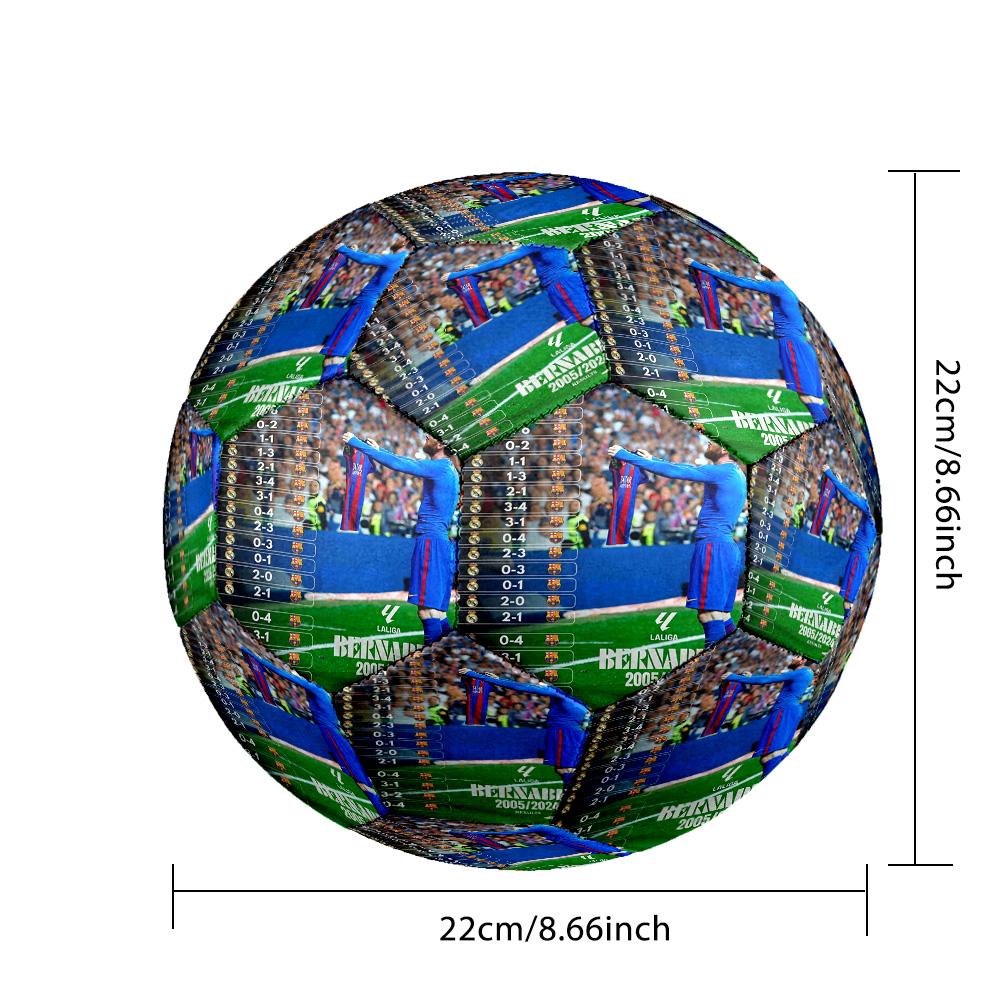 Lionel Messi Iconic Bernabeu Celebration Soccer Ball Size 5 Football Machine Sewn Indooroutdoor Training And Matches Perfect Gift For Sports Enthusias