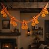 Halloween Party Decorations 10 FT Garland, Spooky Spider Bat Pumpkin Hanging Bunting Classic Holiday Celebration Ornaments Banner Decoration