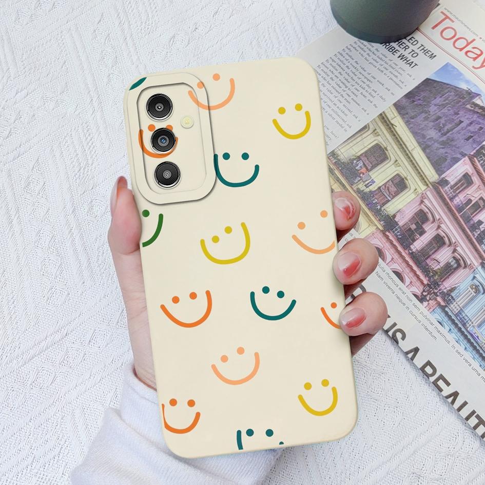 Силиконовый чехол для Samsung Galaxy A03 A02S A10 A14 A13 4G 5G M32 M54 M53, модный противоударный чехол, мягкий бампер из ТПУ для Samsung A31 A51, пара чехлов