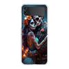 Love Skeleton Skull Phone Cover For Samsung Galaxy Z Flip 6 5 4 Case Transparent For Samsung Z Flip 3 Hard PC Foldable Shell Bag