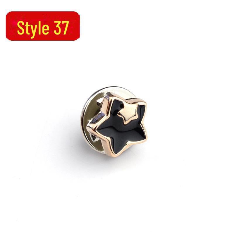 Anti-Exposure, Concealed, Removable and Sew-Free Pearl Shirt Brooch Buttons