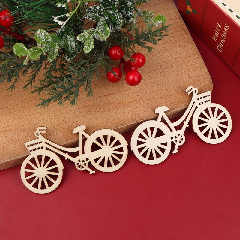5Pcs 1:12 Dollhouse Miniature Christmas Bike Ornament Bicycle Model Home Decor Toy Doll House Accessories