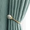 Pearl U-shaped Curtain Hook Wall Hanging Wall Hook Strap Fixed Wall Hook Decorative Window Decoration Accessories
