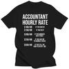 Accountant Hourly Rate Accounting CPA Humor T Shirts Graphic Cotton Streetwear Short Sleeve Birthday Gifts Summer Style T-shirt