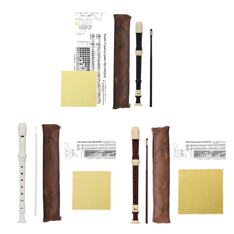 B Key Soprano Vertical Flute Baroque Clarinet Woodwind instrument for Beginner