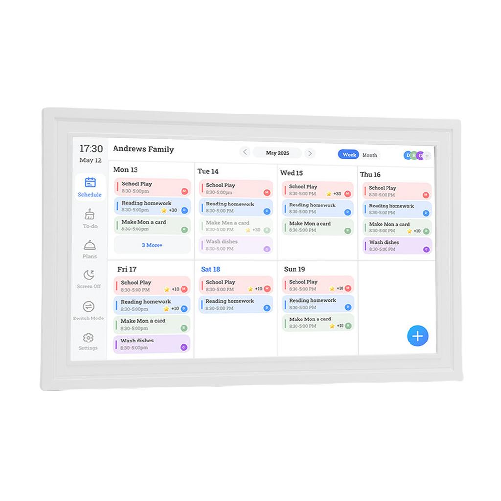 15.6 Inch Smart Digital Calendar 1920 80 HD Interactive Touchscreen Family Planner Calendar with APP   Photo F E Art Gallery