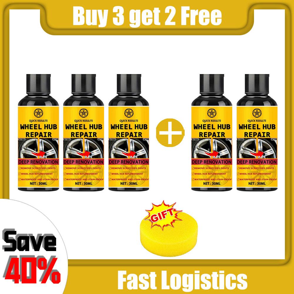 Automobile wheel rim scratch reconditioning paste, tire rim scratch paint repair paste - aluminum alloy wheel hub repair