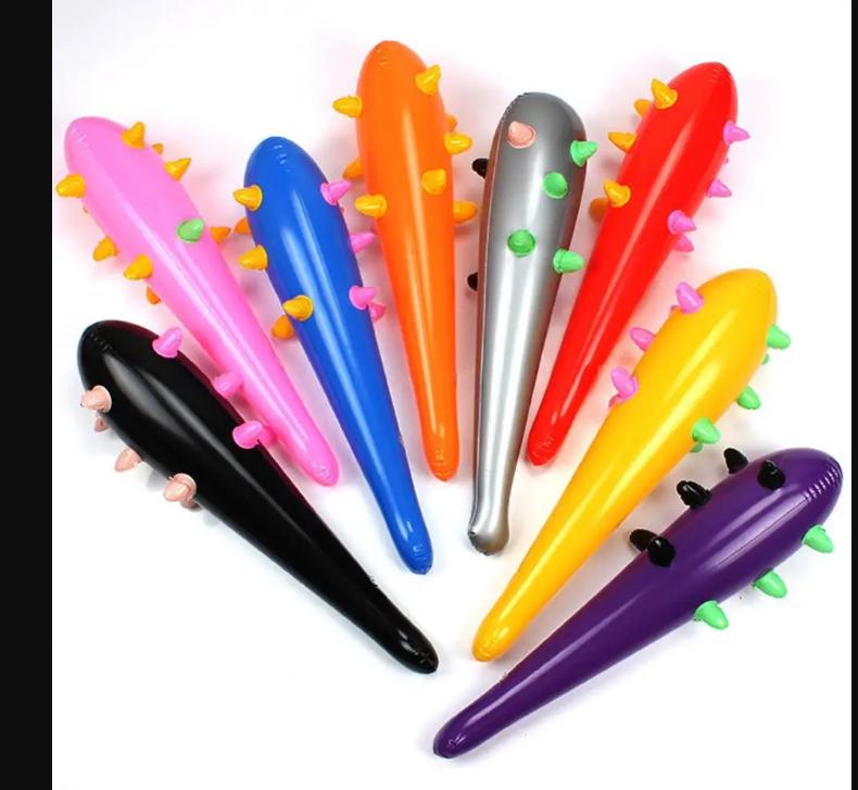 55cm Inflatable Hammer Baseball Bat Model Toy Party Prop School Activities Supply Birthday Party Toy  Outdoor Carnival  Toys