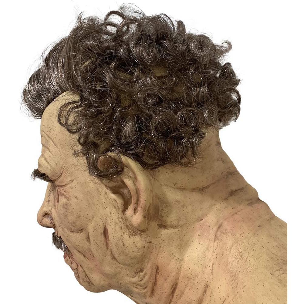 Хэллоуин латексное лицо старика Хэллоуин нарядное платье для маскарада реалистичный головной убор