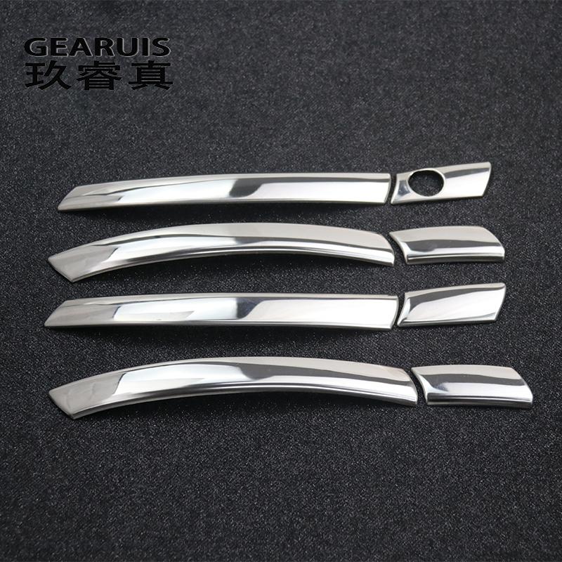 Стайлинг автомобиля для Mercedes Benz A GLA CLA Class W176 X156 C117, защитные наклейки на наружную дверную ручку из нержавеющей стали