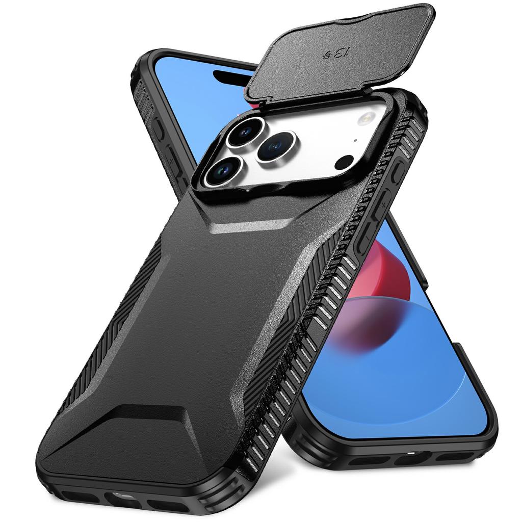 Чехол для iPhone 17 Pro Max Camshield ТПУ + ПК Чехол для телефона Нескользящая боковая грань