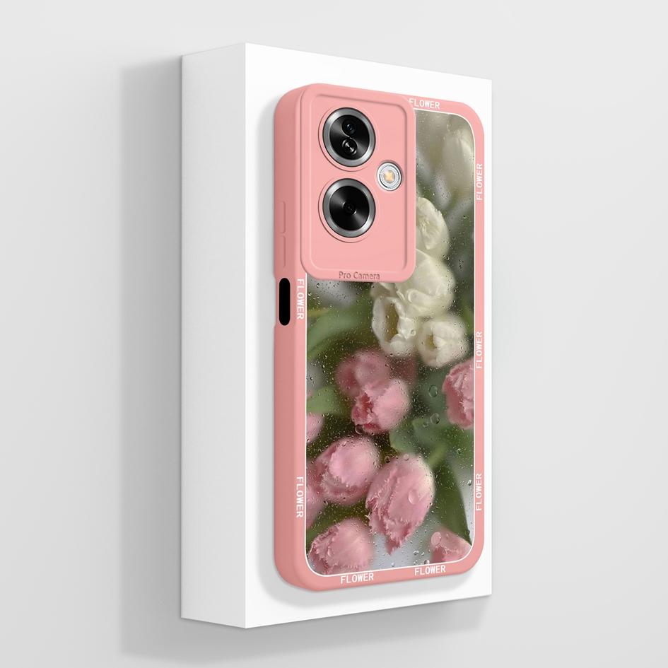 Для OPPO A79 A77 A77s A78 A83 A91 A92 A93 A93s A94 A95 A96 4G 5G чехлы для телефонов прекрасный рисунок панды котенка жидкий силиконовый противоскользящий чехол для OPPO Capa