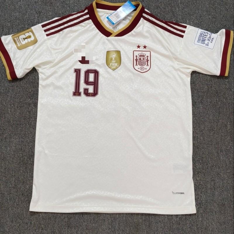 Испания Чемпион Мира 2026 Фан-футболка Мужская Женская С коротким рукавом Футбольная Рубашка Родри Педри Официальная Реплика