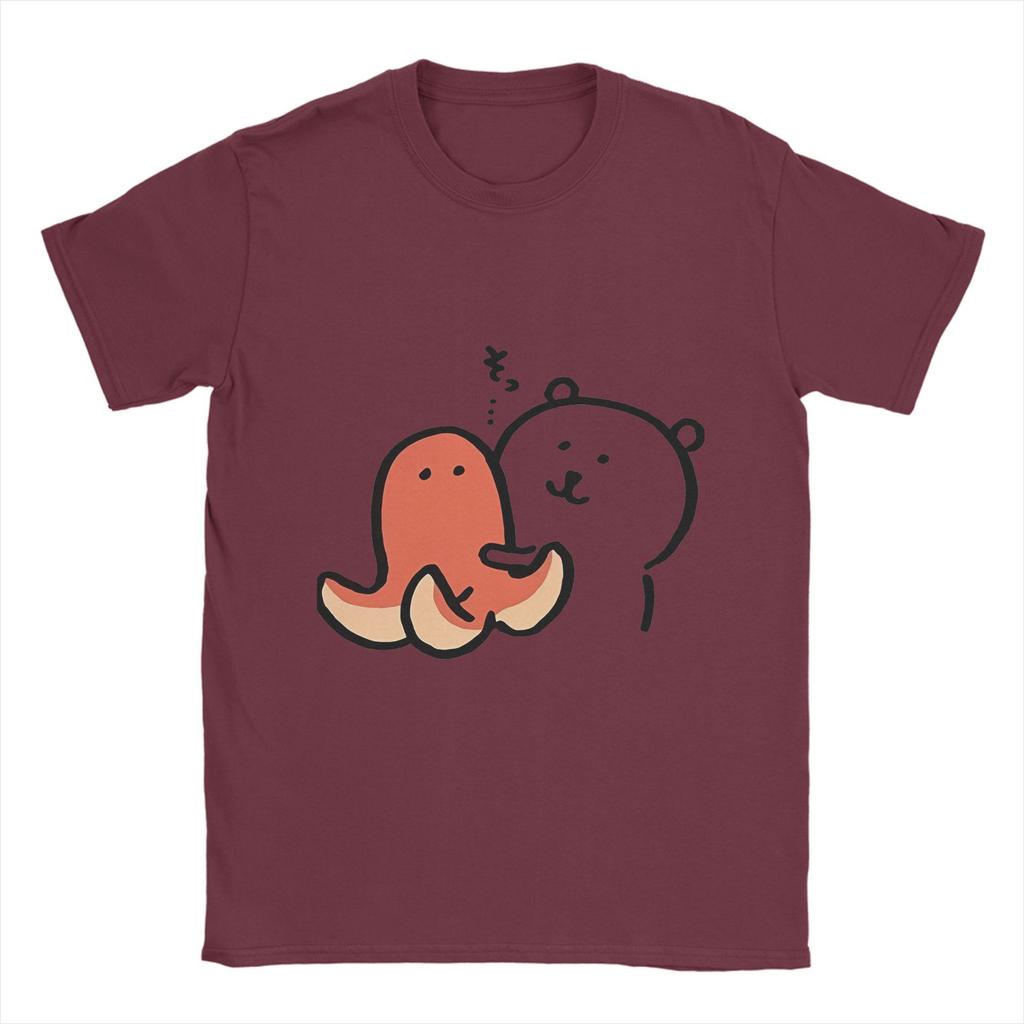 Хлопковая футболка Joke Bear для мужчин, летняя, хлопковая, винтажная, с круглым вырезом, хип-хоп, больших размеров, свободная одежда