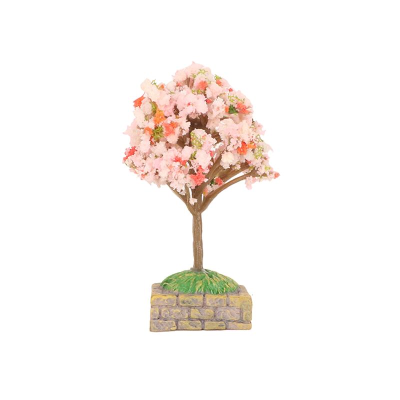 1 шт., аксессуары для домашнего сада, мини-модель дерева, кукольный домик, украшения для сада фей, миниатюры, микроландшафт, фигурка из смолы