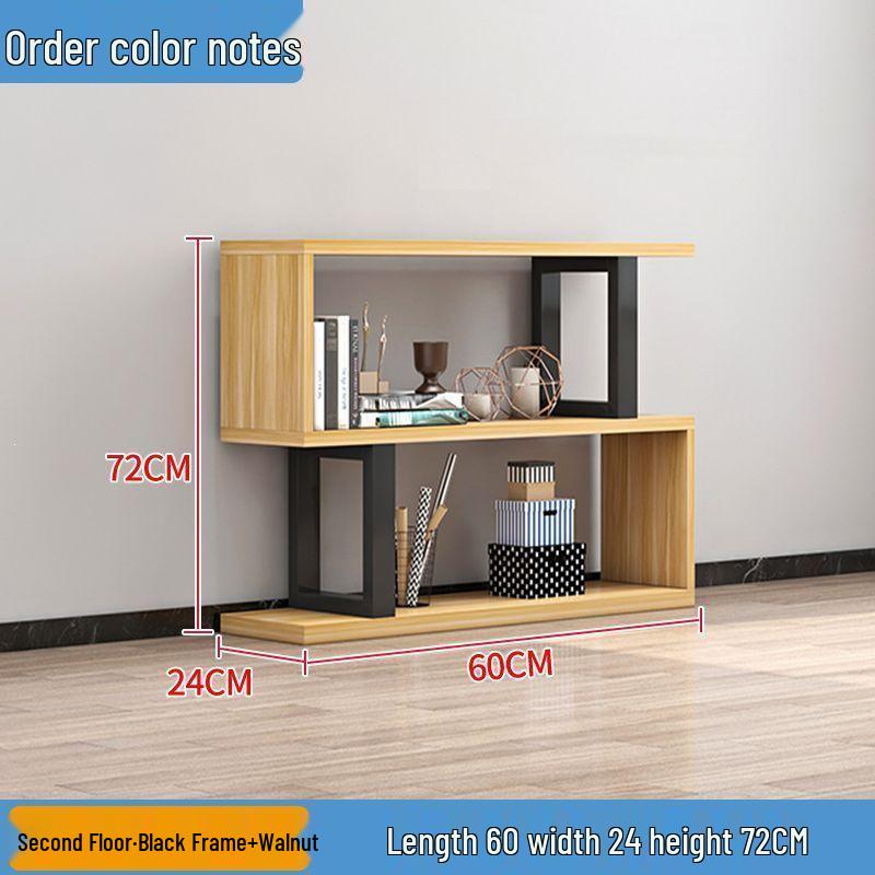 Modern Multi-layer Storage Shelf: Living Room Display & Bookshelf