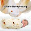 Novelty Tortillas Throw Blanket Flannel Swaddles Napping Blanket for Baby Toddlers Teens Funny Gift Realistic Pattern