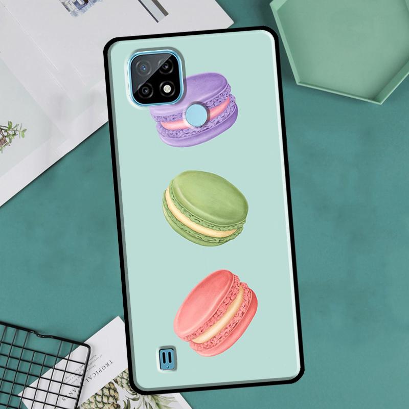 Десерт торт макароны милый для OnePlus 10 Pro 9 Pro 8T 9R Nord2 чехол для Realme 9 8 Pro 8i 9i C35 GT Neo 2 3 Master