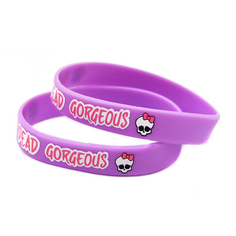 Аниме Браслет силиконовый спортивный Монстер Хай