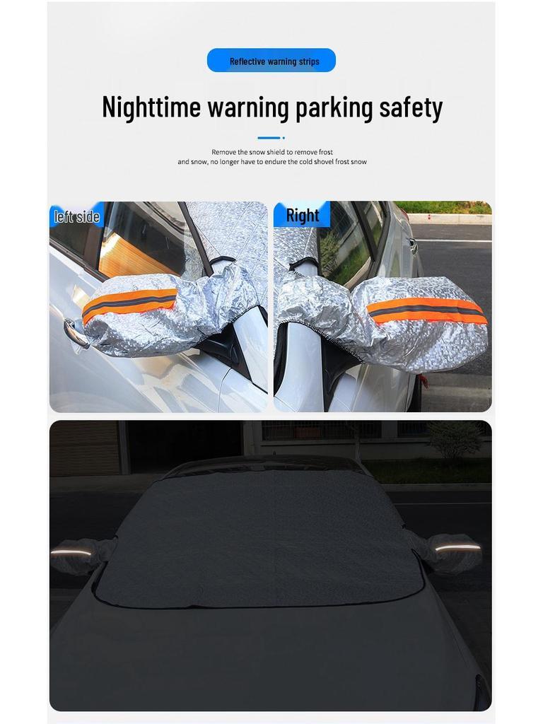 Магнитный автомобильный снегозащитный экран и солнцезащитный козырек для лобового стекла - Теплоизоляция, Ветрозащита, Защита от замерзания