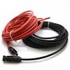 5 Meter Solar Panel Cord Extension Cable & Connector 12 AWG Wire Black & Red New