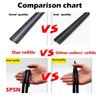 2Pcs/1Pcs Universal  Auto Vehicle Insert Soft Rubber Strip Refill For Frameless Wiper Blades 6mm 26" 24" Car Accessories