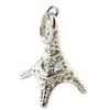 [N6802] - Silver Pendant 'Eiffel Tower' (rhodium-plated)