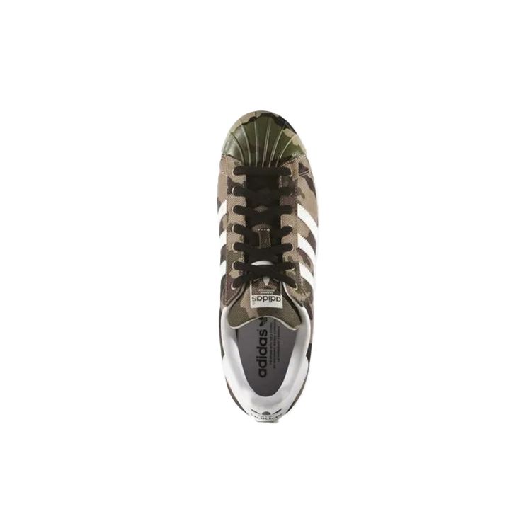 adidas Оригинальные кроссовки Superstar Series Удобные повседневные кроссовки с низким верхом Женские кроссовки Камуфляжно-зеленые S79461