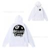 Stu Winter Hooded Sweatshirt With Letter Print Loose Fit Cotton Pullover Men Teens Casual Wear