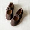 Baby Jam Unisex Semo Bucky Loafer Brown-Y55A