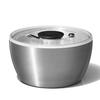 OXO Salad Vegetable Stainless Salad For 4 or More X X 15 Dishwasher Safe Spinner, Drainer, Steel, Spinner, People, Pre-made, 26.8 26.8 Cm, (low