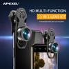 APEXEL APL-DG11 Universal Professional HD Phone Camera Lens Kit 11in1 Micro Lens 140degrees Wide Angle