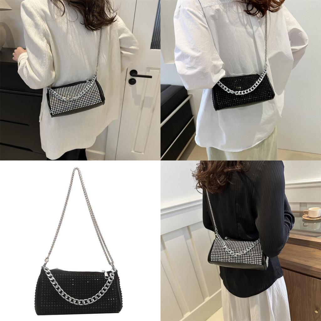 Trendy Street Style Canvas Crossbody Bag Chic Pillow Bag For Women 2024 Summer Shoulder Bag