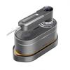 Steam Iron Automatic Tank Cleaning Portable Clothes with Dry Iron Can Be Left On a Saves Removes Takes 15 Seconds To Stand Handle Rotates Temperature