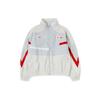 Li Ning Sports Fashion Series Embroidered Logo Color Block Jacket Men Jacket Gray AJDR231-4